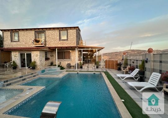 مزرعة للبيع في جرش المجدل مثلث سد الملك طلال  من المالك مباشرة 