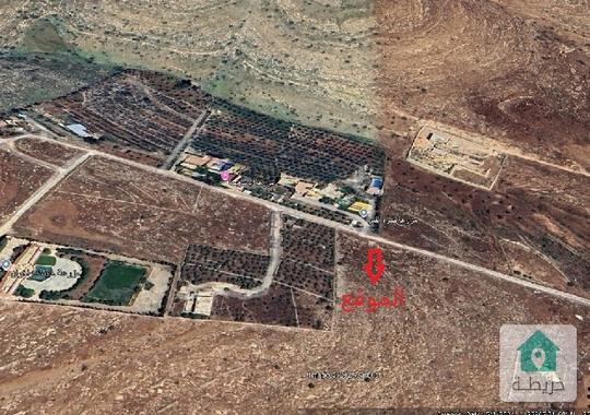 أرض مساحة 5 دونم و 500م للبيع في الزرقاء  بيرين  تلعة حامد اطلالة رائعة