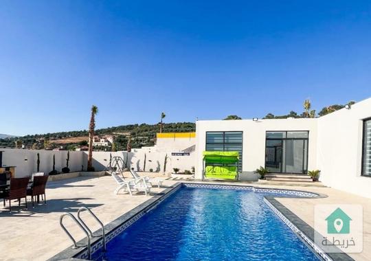 شاليهات ومزارع مميزة للايجار في أجمل مواقع جرش مع اطلالات رائعة