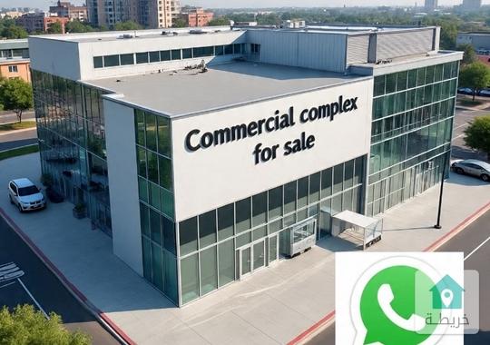 مجمع تجاري للبيع بدخل ١٠ بلميه عمان الغربيه دخل حقيقي مثبت بعقود ٧٥ الف سنوي مؤجر كامل 