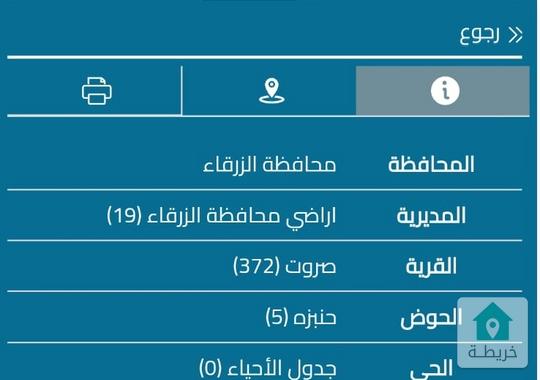 ارض في صروت ٤٧٨٣ للبيع 