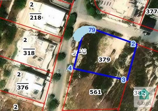 أرض للبيع حي السلام ناعور  تقع على شارعين تصلح لبناء اسكان او فيلا