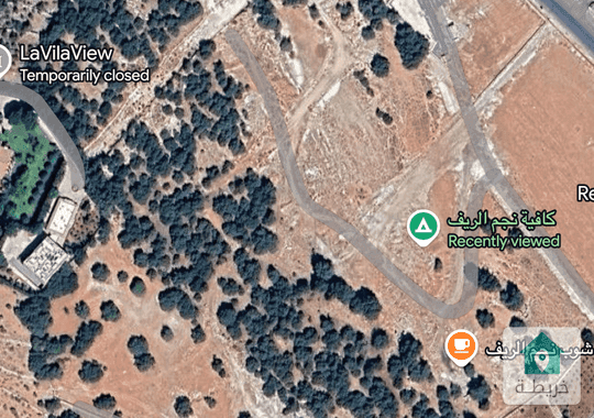 ارض على ٣ شوارع تصلح لبناء مشروع فلل ذات اطلاله للبيع في دابرق حصلون الشرقي 