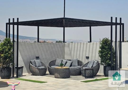 مزرعة للبيع في السلط اربع غرف نوم مع مسبح خارجي 