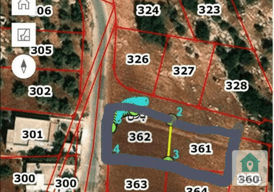 اراضي غرب عمان للبيع 