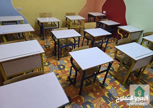 فرصة استثمارية نادرة – مدرسة وروضة للبيع!