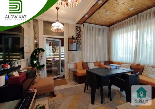 شقة للبيع في خلدا طابق ارضي مساحة البناء 190م ومساحة الترس 300م