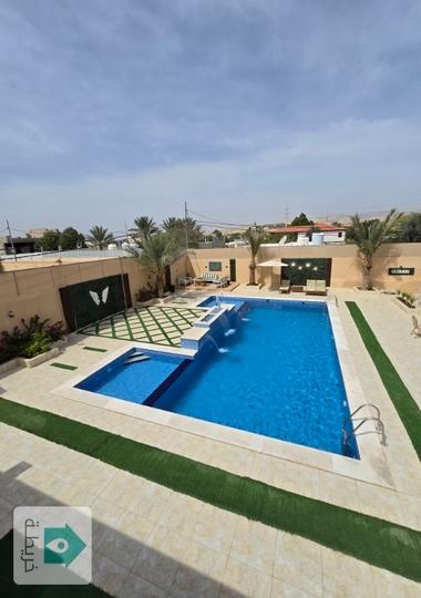 مزرعه و شاليه فاخر للايجار اليومي البحر الميت الروضة الغور من المالك مباشرة