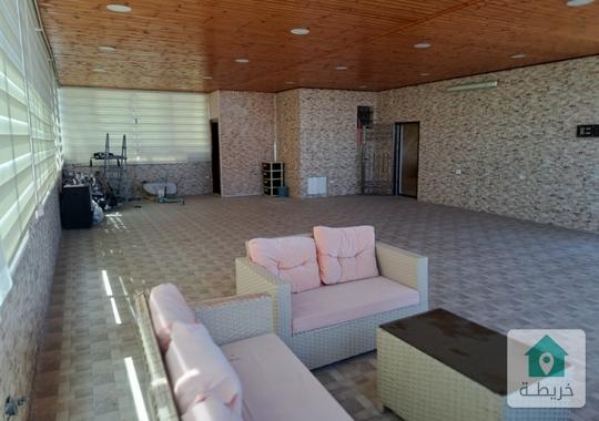 شقه مع روف اطلاله بانوراما تلاع العلي 225م مع روف بتشطيبات VIP  