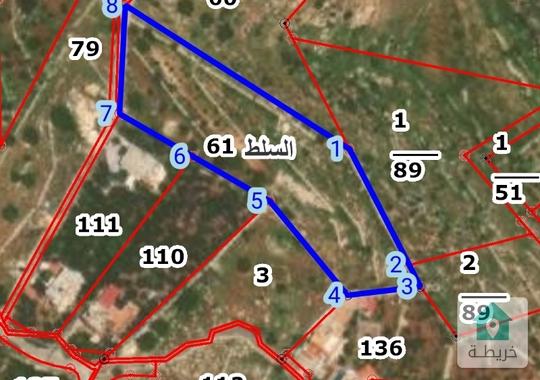 ارض مميزه للبيع في منطقة الحليله / وادي حادي تبعد عن شارع ال٦٠  ٣ دقائق 