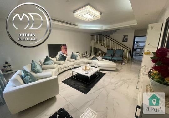 فيلا دوبلكس للبيع خلدا قرب المعارف مساحة 230م مع تراسات تشطيبات سوبر ديلوكس بسعر مميز جدا 