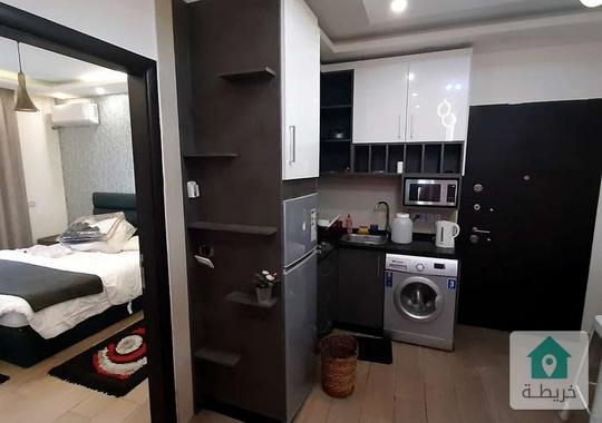 استوديو مميز مفروش للايجار في الرابيه بجانب شركة اورانج