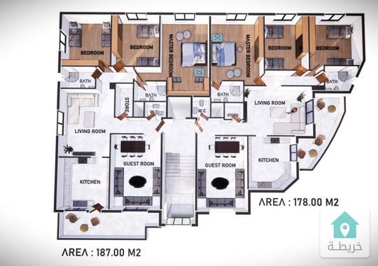 شقق قيد الانشاء للبيع 