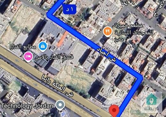 ارض للبيع الجبيهة ضاحية الرشيد خلف فندق الفنار تصلح لبناء إسكان 