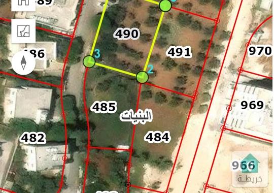 ارض للبيع في البنيات 