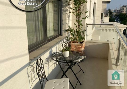 شقة مفروشة للايجار الجندويل مساحة 130م طابق اول تشطيبات و ديكورات فندقية فاخرة اطلالة جميلة