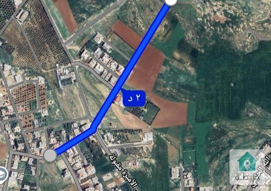 ارض للبيع البنيات اليادودة الحنو سكن أ بأحكام خاصة تبعد 1.7 كلم عن طري المطار 