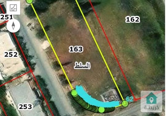 للبيع من المالك مباشرة  أرض تجارية مميزة في السلط  البشيري