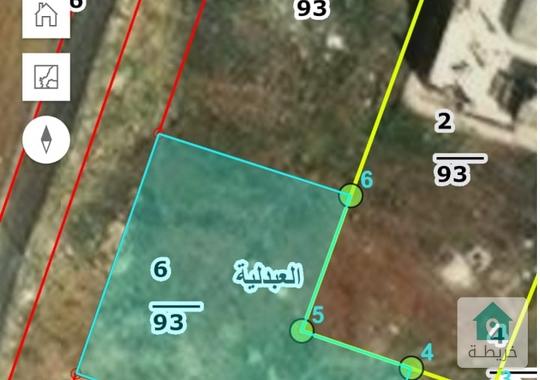 قطعة ارض للبيع 650 متر مفروزه بسعر 40,000 العبدليه