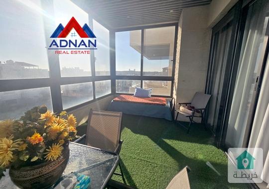 ارقى مناطق خلدا شقة مع رووف للبيع مطله على حدائق الحسين