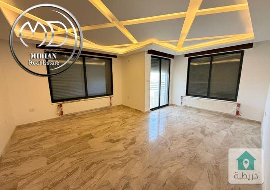 شقة جديدة فارغة للايجار الظهير مساحة 175م طابق ثالث تشطيبات ديكورات سوبر ديلوكس اطلالة جميلة