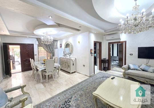 الرابيه شقه ارضية مع تراس ومدخل خاص للبيع 3 نوم بسعر 95  الف دينار 